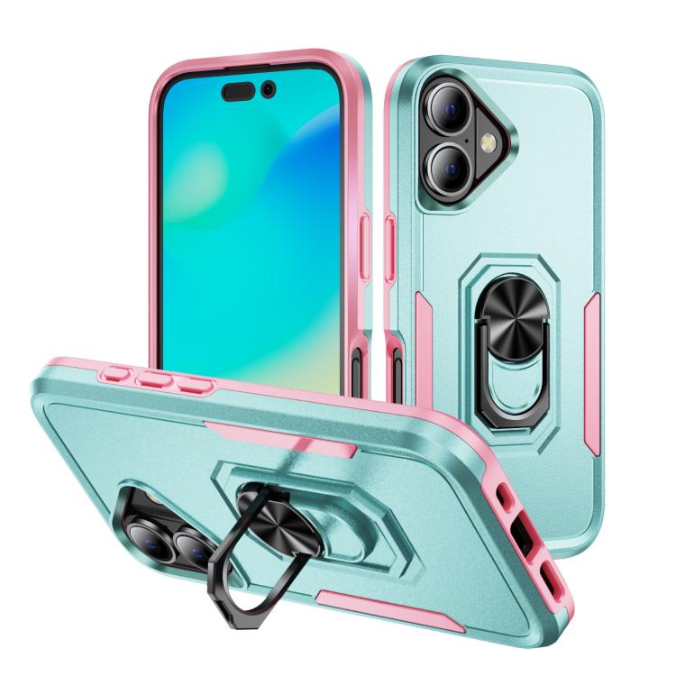 Pioneer Armor Heavy Duty PC + TPU Phone Case with Holder, For iPhone 17, For iPhone 17 Air
