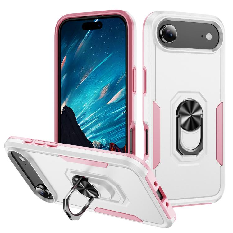 Pioneer Armor Heavy Duty PC + TPU Phone Case with Holder, For iPhone 17, For iPhone 17 Air