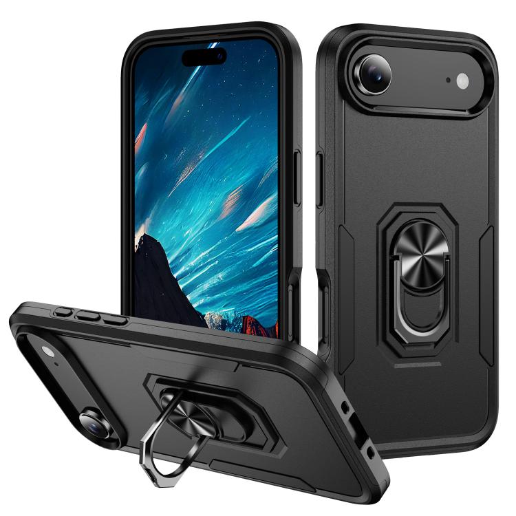 Pioneer Armor Heavy Duty PC + TPU Phone Case with Holder, For iPhone 17, For iPhone 17 Air