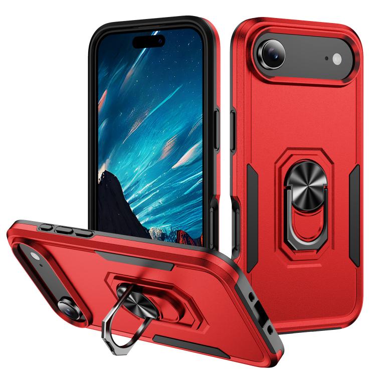Pioneer Armor Heavy Duty PC + TPU Phone Case with Holder, For iPhone 17, For iPhone 17 Air