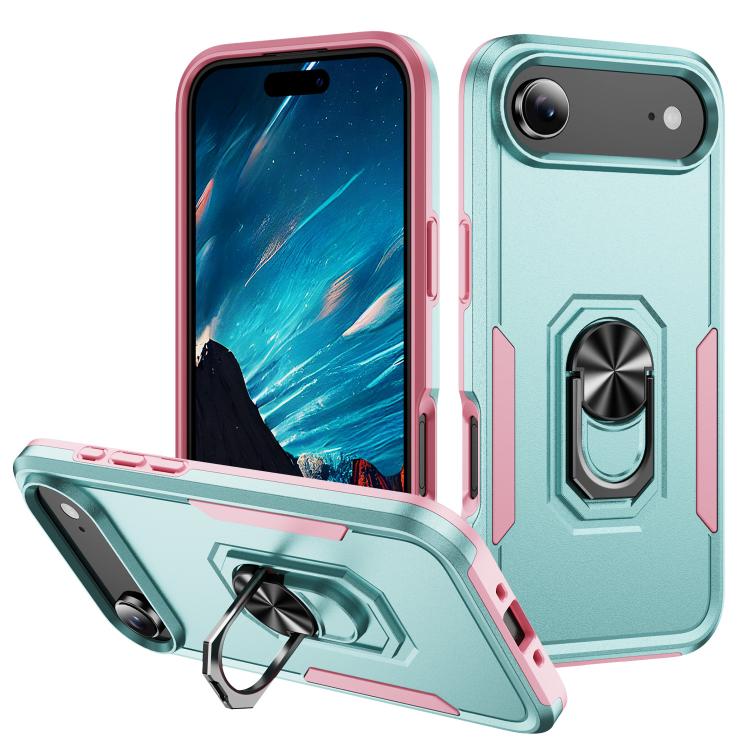 Pioneer Armor Heavy Duty PC + TPU Phone Case with Holder, For iPhone 17, For iPhone 17 Air