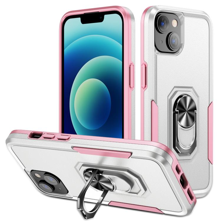 Pioneer Armor Heavy Duty PC + TPU Phone Case with Holder, For iPhone 15 Pro, For iPhone 15 Plus