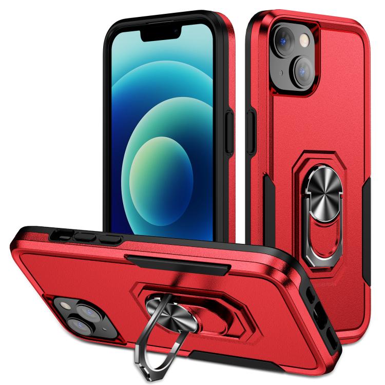 Pioneer Armor Heavy Duty PC + TPU Phone Case with Holder, For iPhone 15 Pro, For iPhone 15 Plus