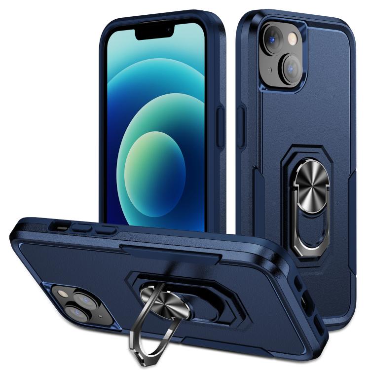 Pioneer Armor Heavy Duty PC + TPU Phone Case with Holder, For iPhone 15