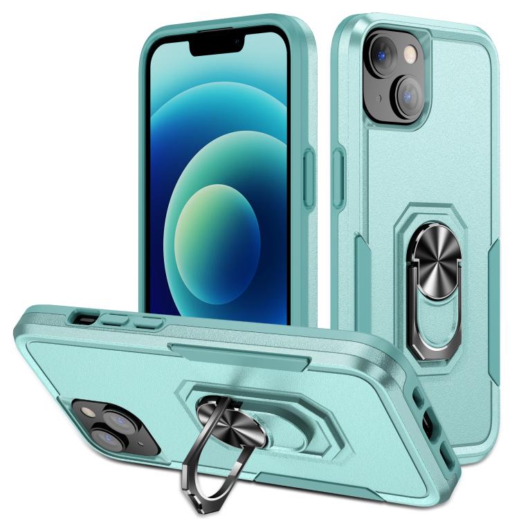 Pioneer Armor Heavy Duty PC + TPU Phone Case with Holder, For iPhone 15