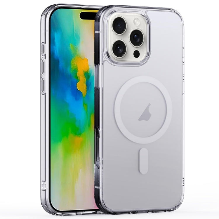 Crystal Clear Frosted MagSafe Magnetic Phone Case, For iPhone 16 Pro Max, For iPhone 16 Pro, For iPhone 16 Plus, For iPhone 16