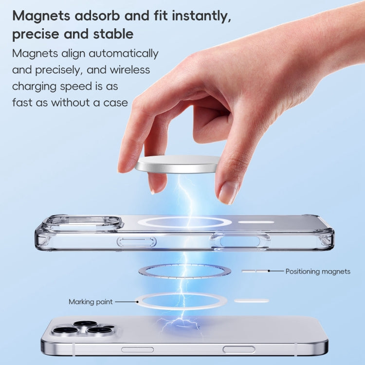 Crystal Clear Frosted MagSafe Magnetic Phone Case, For iPhone 16 Pro Max, For iPhone 16 Pro, For iPhone 16 Plus, For iPhone 16