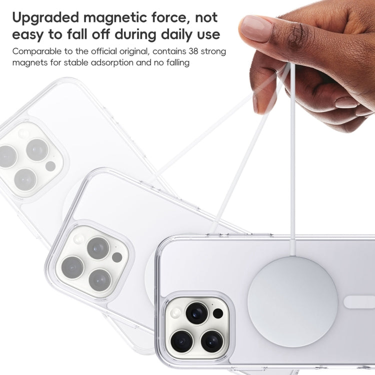 Crystal Clear Frosted MagSafe Magnetic Phone Case, For iPhone 16 Pro Max, For iPhone 16 Pro, For iPhone 16 Plus, For iPhone 16