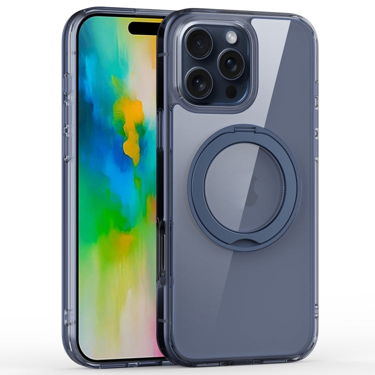 Crystal Clear MagSafe Magnetic Holder Phone Case, For iPhone 16 Pro, For iPhone 16 Plus, For iPhone 16