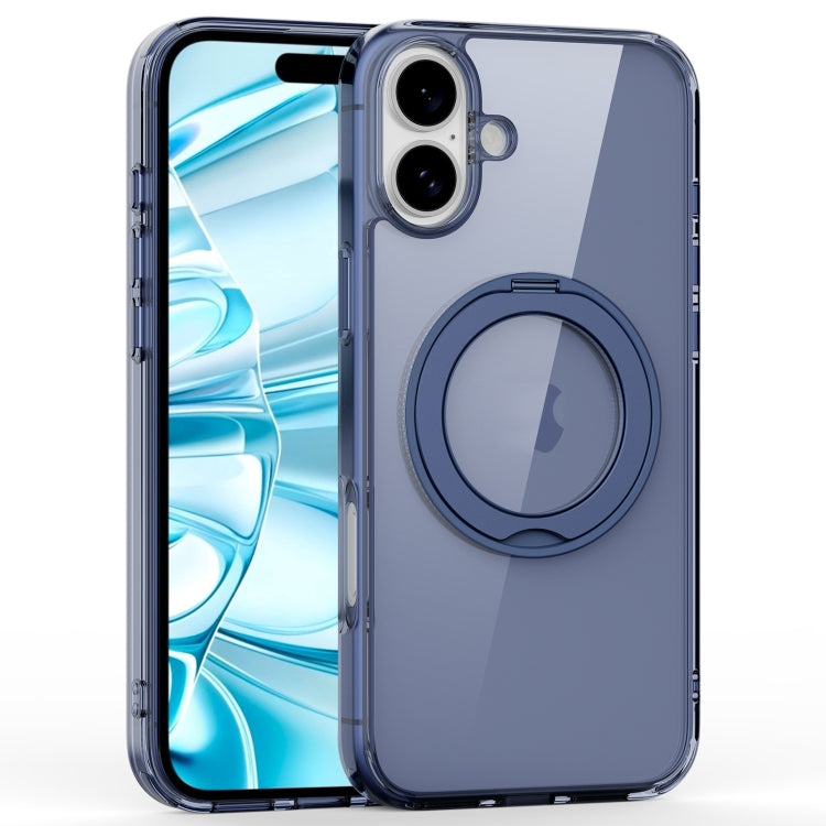 Crystal Clear MagSafe Magnetic Holder Phone Case, For iPhone 16 Pro, For iPhone 16 Plus, For iPhone 16
