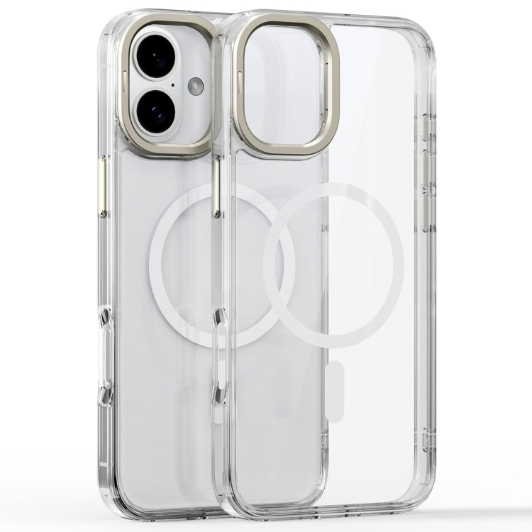 Mirror Crystal Clear Lens Holder MagSafe Magnetic Phone Case, For iPhone 16 Pro Max, For iPhone 16 Pro, For iPhone 16 Plus, For iPhone 16