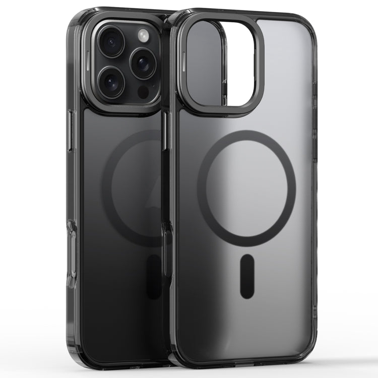 Frosted Crystal Clear Lens Holder MagSafe Magnetic Phone Case, For iPhone 16 Pro Max, For iPhone 16 Pro, For iPhone 16 Plus, For iPhone 16