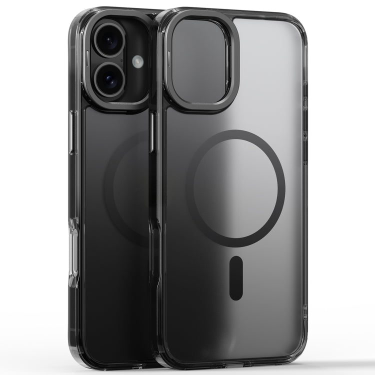 Frosted Crystal Clear Lens Holder MagSafe Magnetic Phone Case, For iPhone 16 Pro Max, For iPhone 16 Pro, For iPhone 16 Plus, For iPhone 16