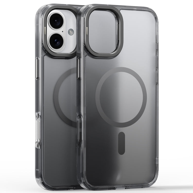 Frosted Crystal Clear Lens Holder MagSafe Magnetic Phone Case, For iPhone 16 Pro Max, For iPhone 16 Pro, For iPhone 16 Plus, For iPhone 16