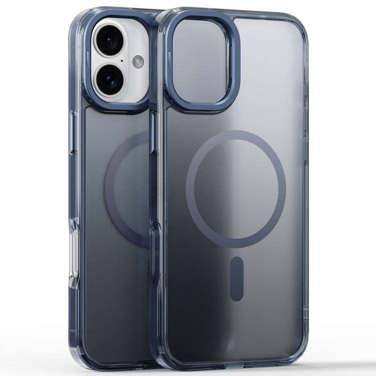 Frosted Crystal Clear Lens Holder MagSafe Magnetic Phone Case, For iPhone 16 Pro Max, For iPhone 16 Pro, For iPhone 16 Plus, For iPhone 16