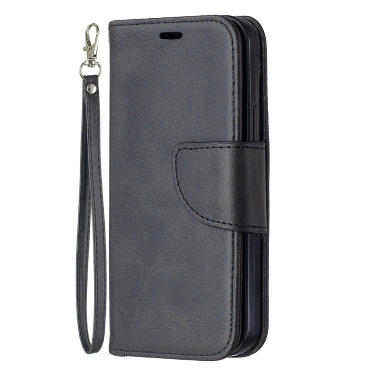 Retro Lambskin Texture Pure Color Horizontal Flip PU Leather Case for iPhone 11, with Holder & Card Slots & Wallet & Lanyard