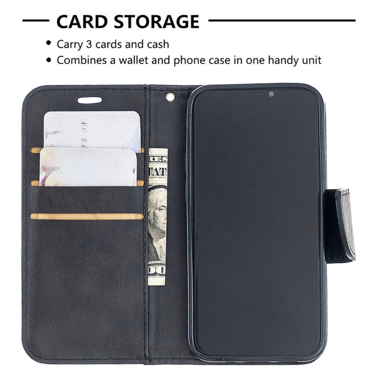 Retro Lambskin Texture Pure Color Horizontal Flip PU Leather Case for iPhone 11, with Holder & Card Slots & Wallet & Lanyard