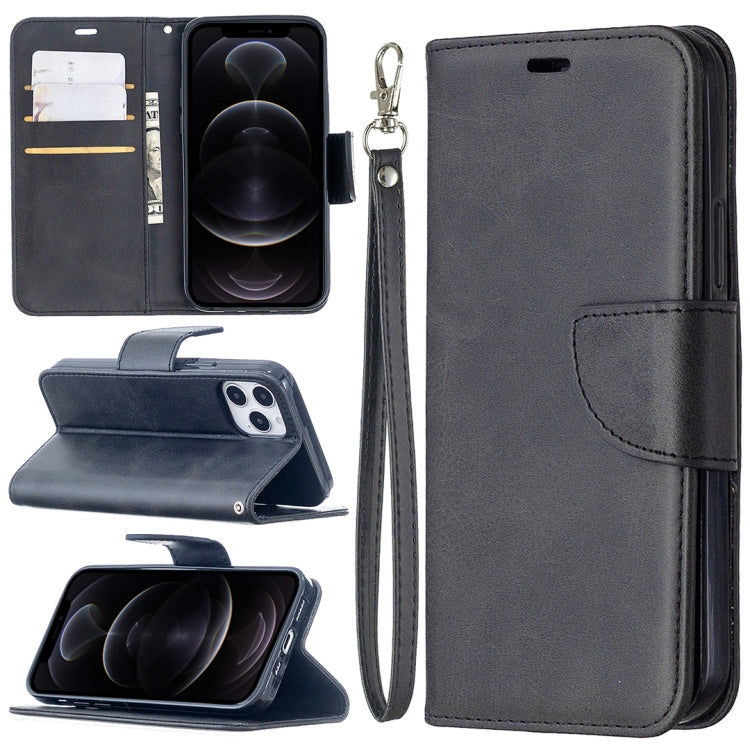 Retro Lambskin Texture Pure Color Horizontal Flip PU Leather Case for iPhone 11, with Holder & Card Slots & Wallet & Lanyard
