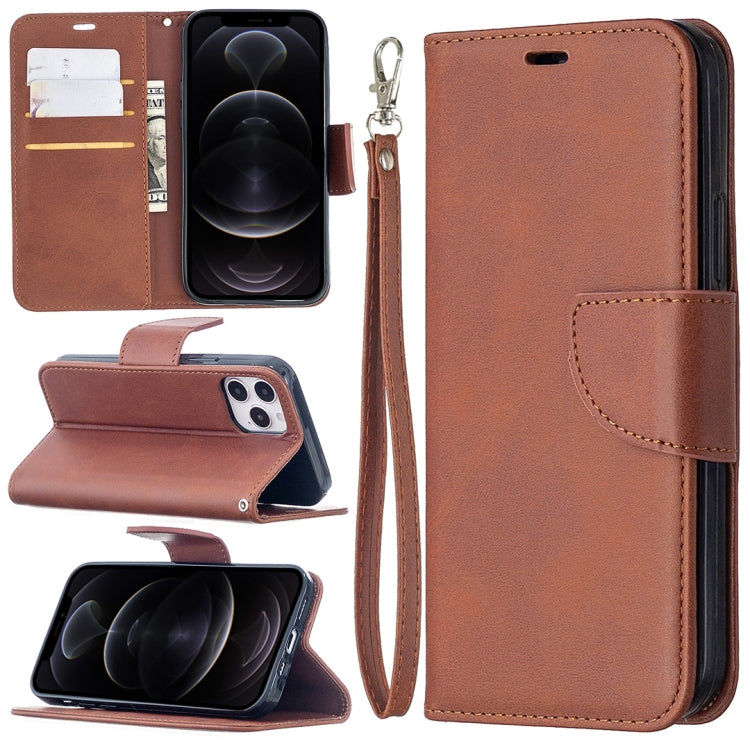 Retro Lambskin Texture Pure Color Horizontal Flip PU Leather Case for iPhone 11, with Holder & Card Slots & Wallet & Lanyard