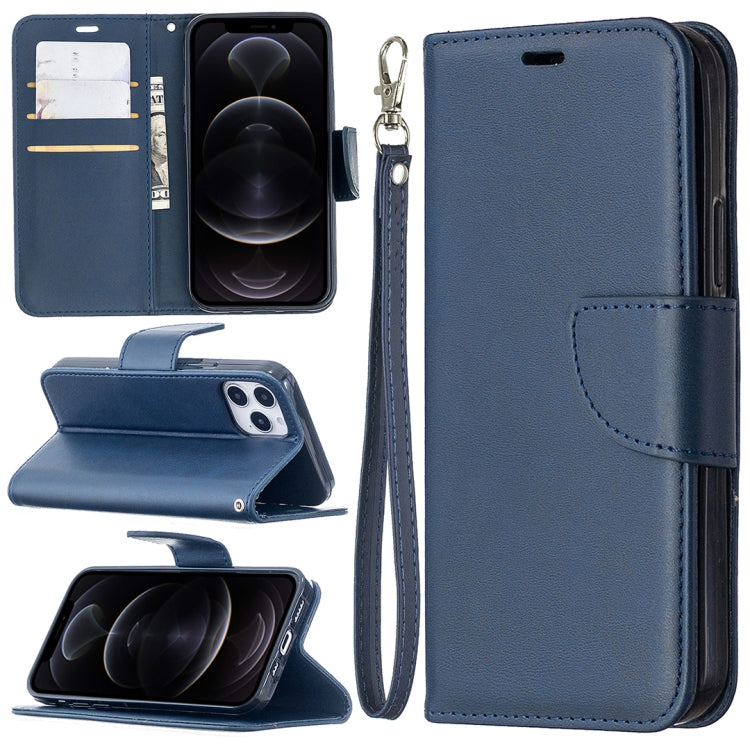 Retro Lambskin Texture Pure Color Horizontal Flip PU Leather Case for iPhone 11, with Holder & Card Slots & Wallet & Lanyard
