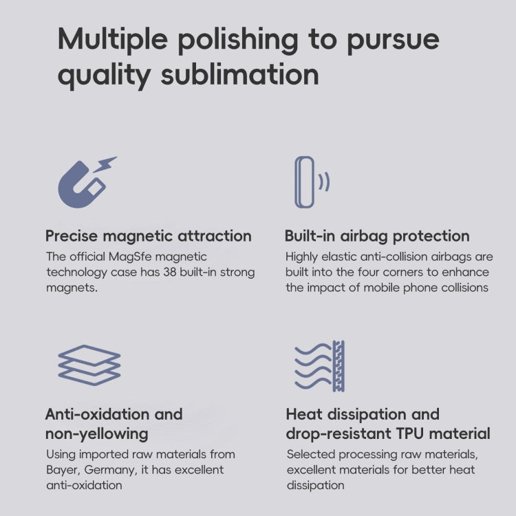 Frosted MagSafe Magnetic Phone Case