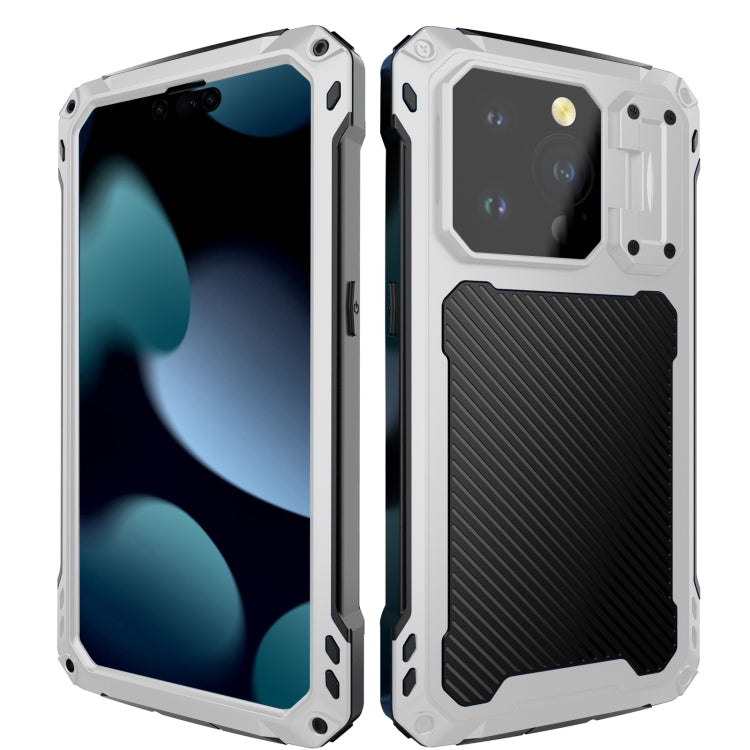 Lens Holder Metal IP54 Life Waterproof Three-proof MagSafe Phone Case, For iPhone 15 Pro Max, For iPhone 15 Pro, For iPhone 15 Plus, For iPhone 15