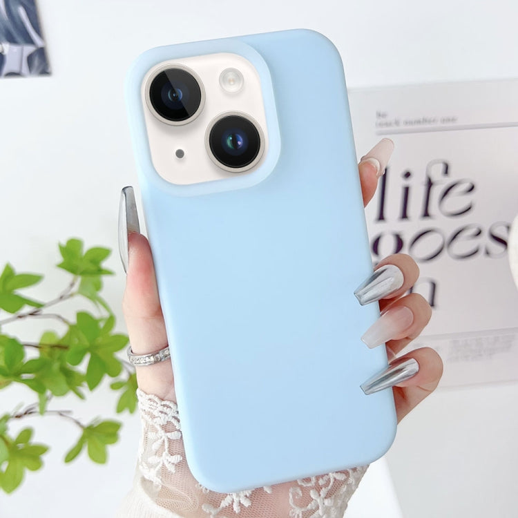 PC Hybrid Liquid Silicone Jelly Phone Case, For iPhone 15, For iPhone 14 Plus, For iPhone 14