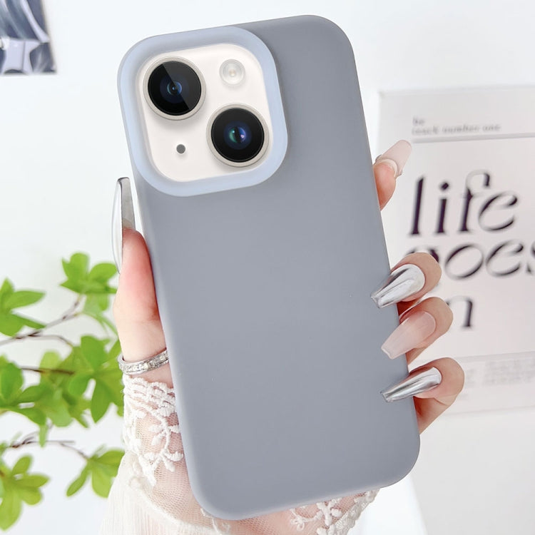 PC Hybrid Liquid Silicone Jelly Phone Case, For iPhone 15, For iPhone 14 Plus, For iPhone 14