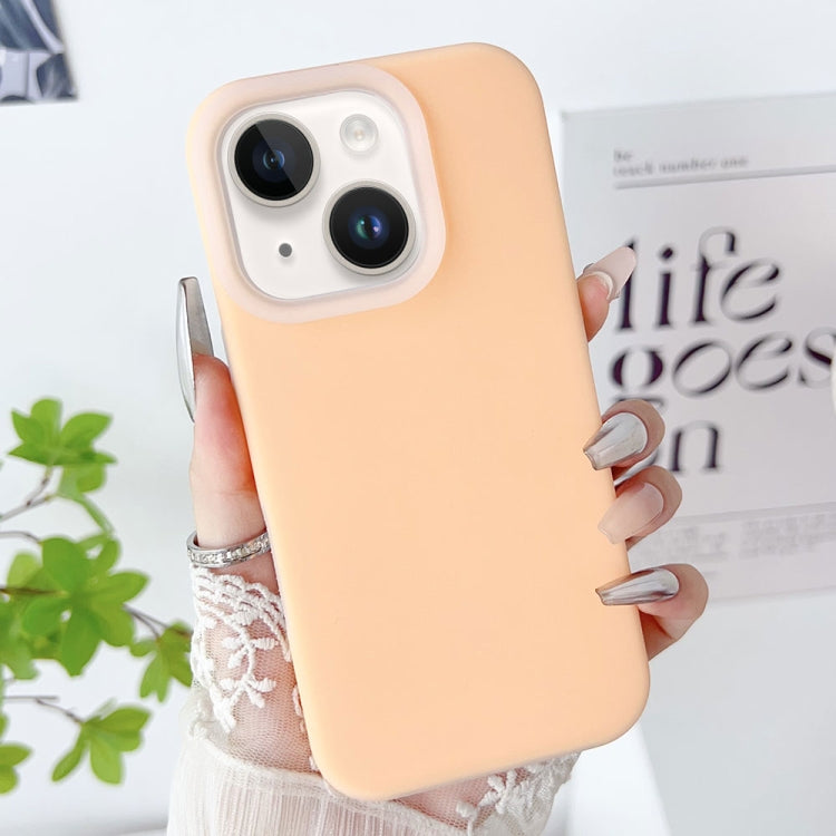 PC Hybrid Liquid Silicone Jelly Phone Case, For iPhone 15, For iPhone 14 Plus, For iPhone 14