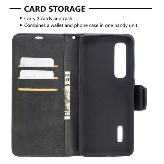 Retro PU leather case side profile demonstrating thickness and lanyard attachment point