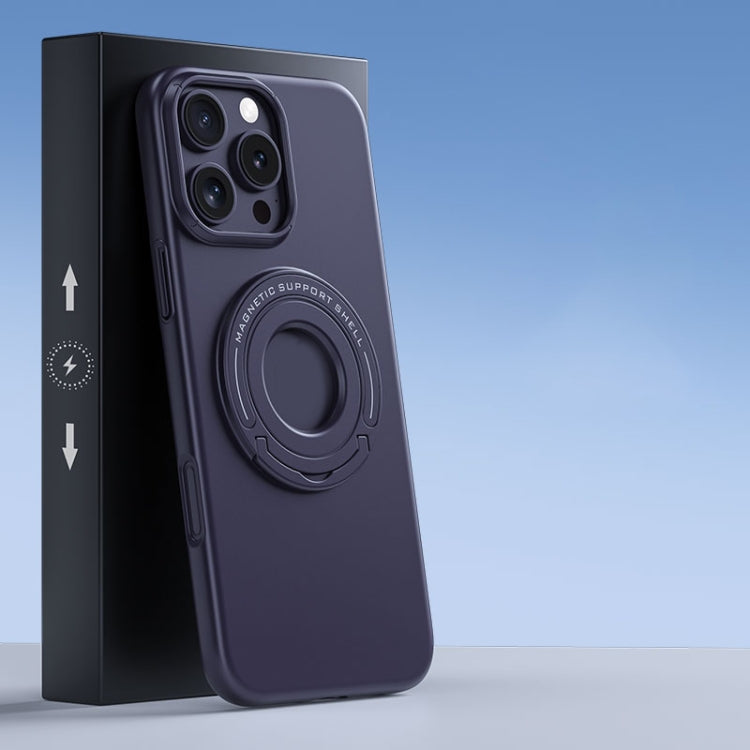 Matte Magsafe Magnetic Phone Case with Trolley Holder, For iPhone 16 Pro Max, For iPhone 16 Pro, For iPhone 16