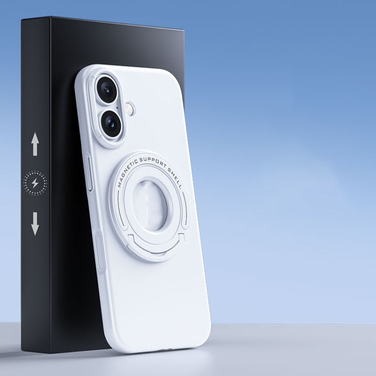 Matte Magsafe Magnetic Phone Case with Trolley Holder, For iPhone 16 Pro Max, For iPhone 16 Pro, For iPhone 16