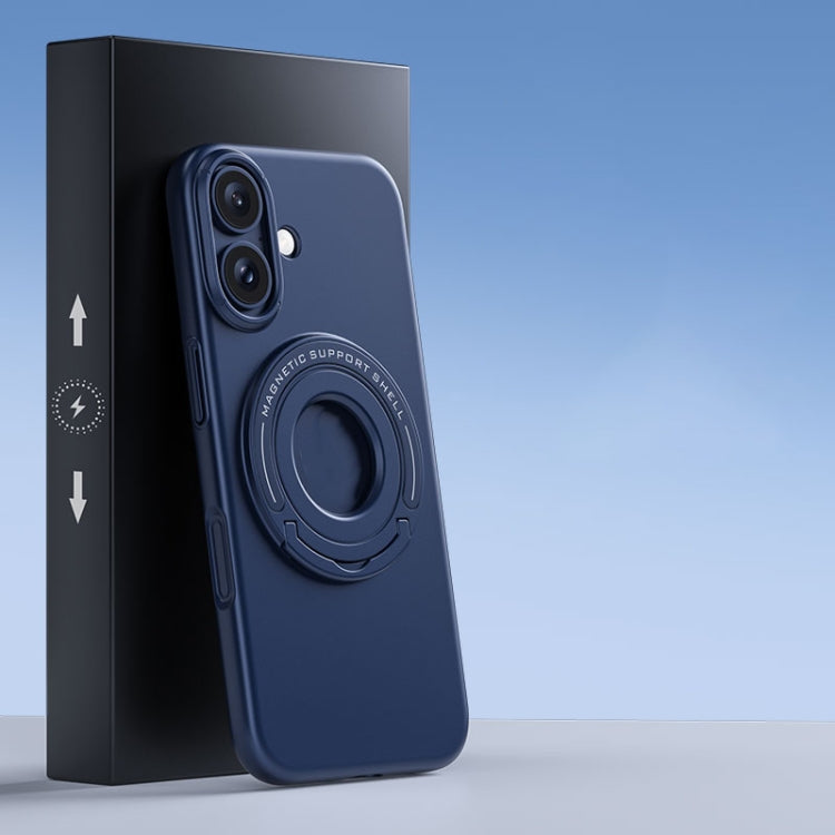 Matte Magsafe Magnetic Phone Case with Trolley Holder, For iPhone 16 Pro Max, For iPhone 16 Pro, For iPhone 16