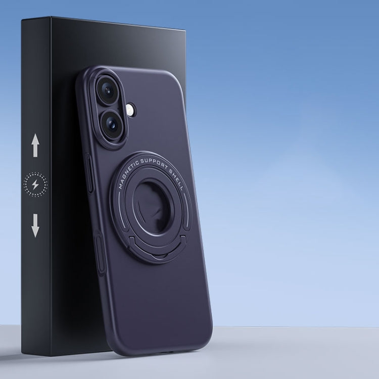 Matte Magsafe Magnetic Phone Case with Trolley Holder, For iPhone 16 Pro Max, For iPhone 16 Pro, For iPhone 16