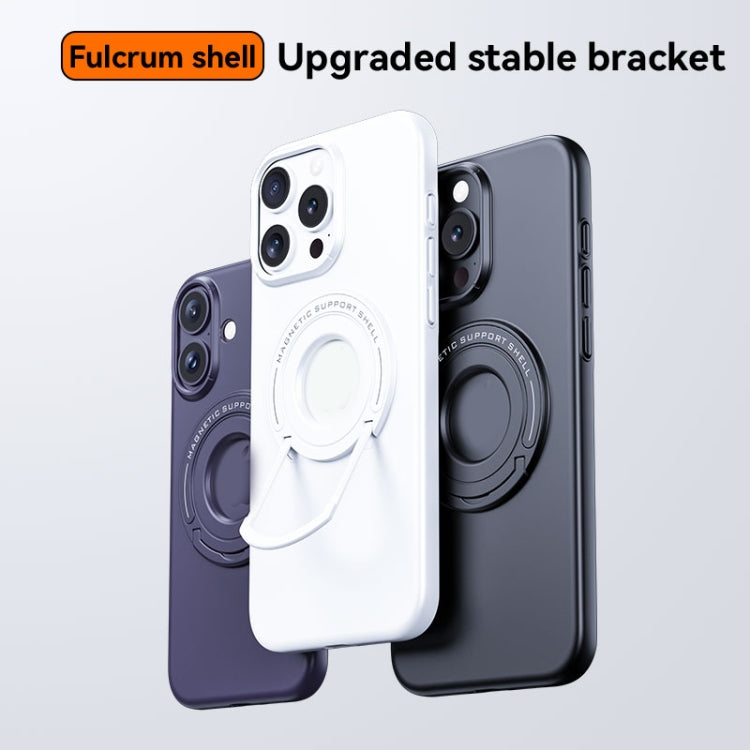 Matte Magsafe Magnetic Phone Case with Trolley Holder, For iPhone 16 Pro Max, For iPhone 16 Pro, For iPhone 16