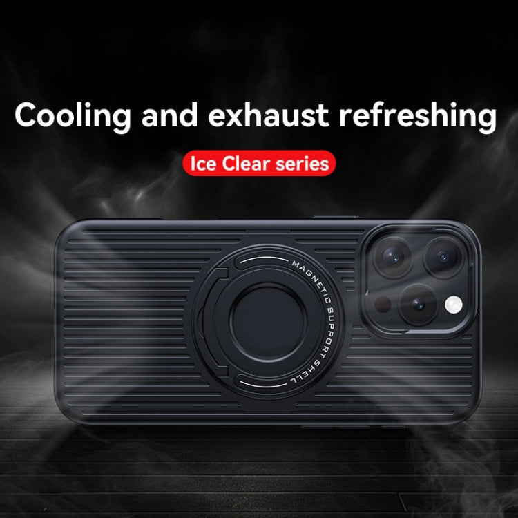 Cooling MagSafe Magnetic Phone Case with Trolley Bracket, For iPhone 16 Pro Max, For iPhone 16 Pro, For iPhone 16