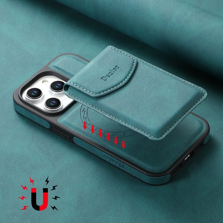 Denior D19 Skin Feel MagSafe Detachable Card Slot Phone Case, For iPhone 14 / 13, For iPhone 14 Pro, For iPhone 14 Pro Max, For iPhone 13 Pro Max, For iPhone 13 Pro, For iPhone 12 / 12 Pro, For iPhone 12 Pro Max