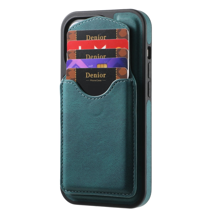 Denior D19 Skin Feel MagSafe Detachable Card Slot Phone Case, For iPhone 14 / 13, For iPhone 14 Pro, For iPhone 14 Pro Max, For iPhone 13 Pro Max, For iPhone 13 Pro, For iPhone 12 / 12 Pro, For iPhone 12 Pro Max