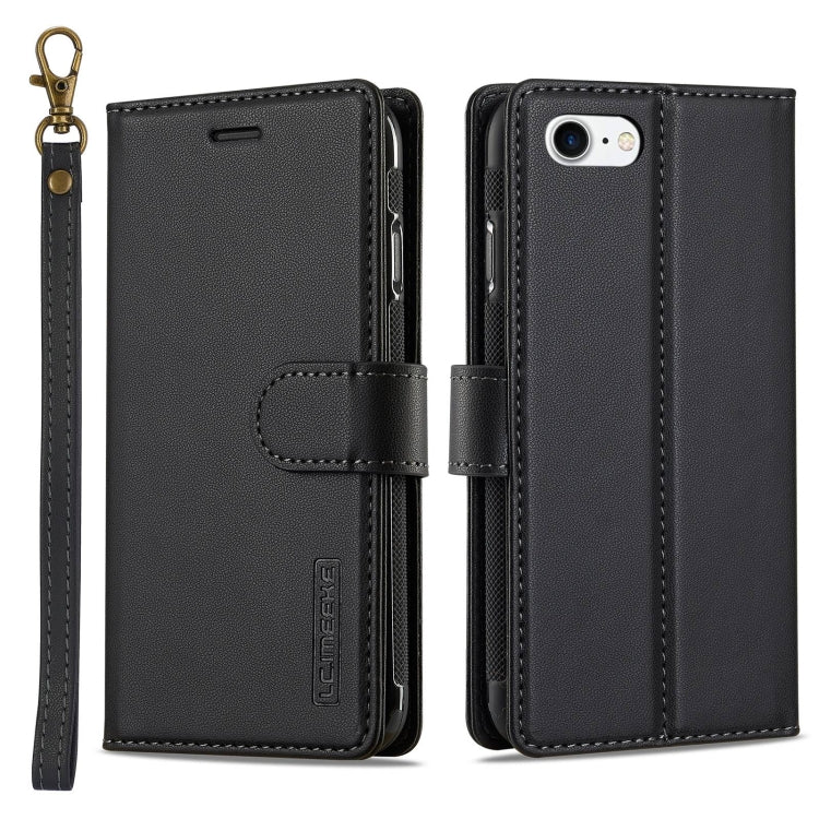 LC.IMEEKE L2 Series Detachable Magsafe PU Phone Case with Lanyard