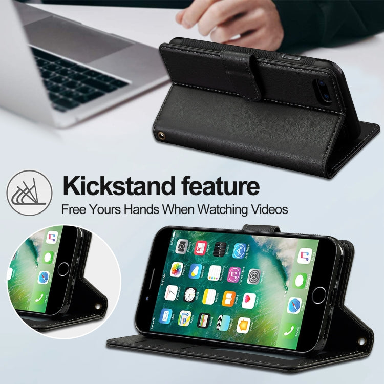 LC.IMEEKE L2 Series Detachable Magsafe PU Phone Case with Lanyard