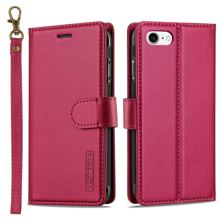 LC.IMEEKE L2 Series Detachable Magsafe PU Phone Case with Lanyard