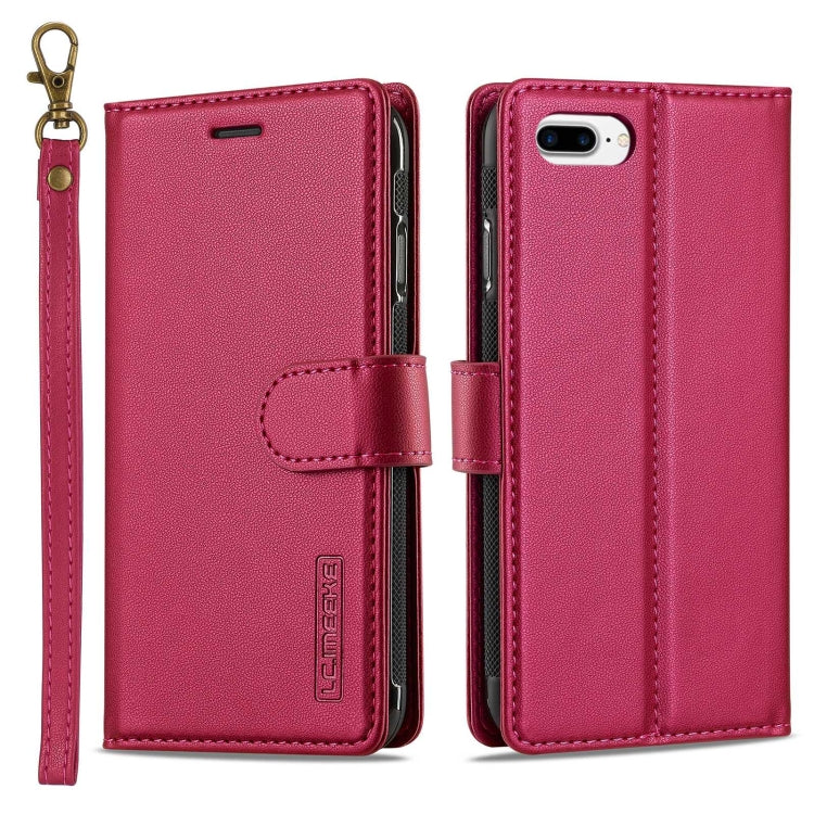 LC.IMEEKE L2 Series Detachable Magsafe PU Phone Case with Lanyard