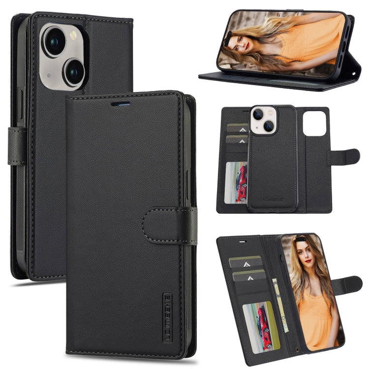 LC.IMEEKE L2 Series Detachable Magsafe PU Phone Case with Lanyard