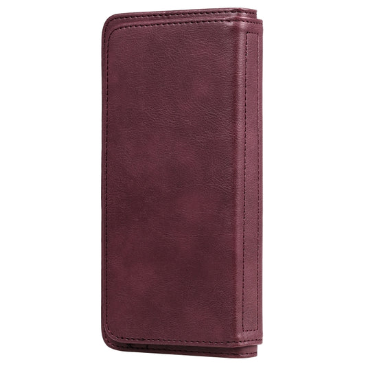 Card slot detail on Samsung Galaxy S20+ case displaying 10 storage compartments for cards