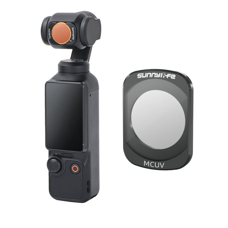 For DJI Osmo Pocket 3 Sunnylife Camera Lens Magnetic Metal Filter, No Impact On Gimbal Reset, MCUV, ND8, ND16, ND32, ND64, CPL, ND8PL, ND16PL, ND32PL, ND64PL, 3 in 1 CPL ND8 ND16, 4 in 1 ND8-64, 4 in 1 ND8-64PL, 4 in 1 UV CPL ND32 ND64                 ...