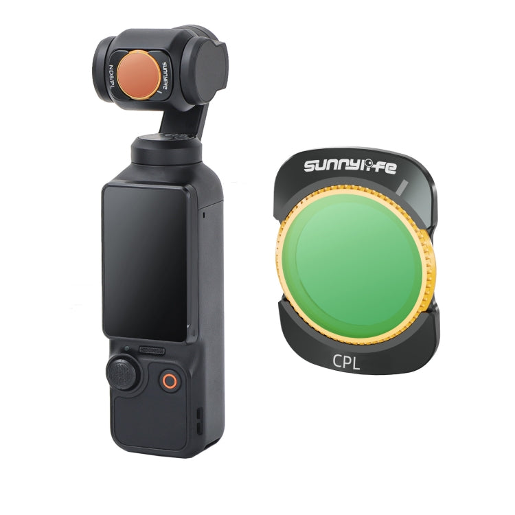 For DJI Osmo Pocket 3 Sunnylife Camera Lens Magnetic Metal Filter, No Impact On Gimbal Reset, MCUV, ND8, ND16, ND32, ND64, CPL, ND8PL, ND16PL, ND32PL, ND64PL, 3 in 1 CPL ND8 ND16, 4 in 1 ND8-64, 4 in 1 ND8-64PL, 4 in 1 UV CPL ND32 ND64                 ...