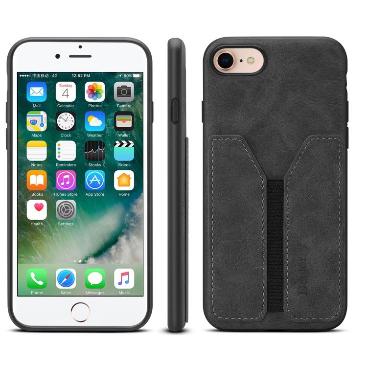 Denior D07 DV Elastic Card Slot PU Back Cover Phone Case, For iPhone 17e / 16e, For iPhone 17 Pro Max, For iPhone 17 Pro, For iPhone 17, For iPhone Air, For iPhone 16 Pro Max, For iPhone 16 Pro, For iPhone 16 Plus