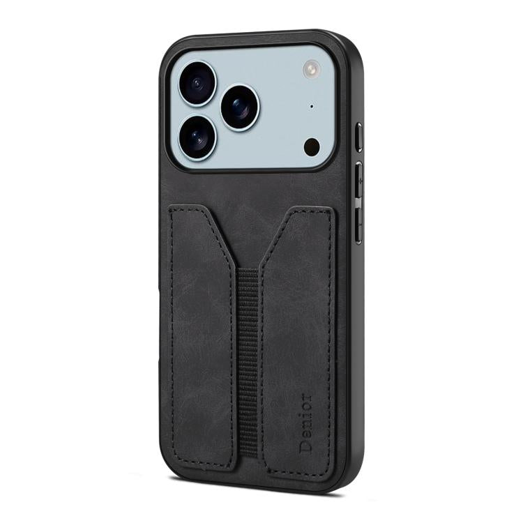 Denior D07 DV Elastic Card Slot PU Back Cover Phone Case, For iPhone 18 Pro / 17 Pro, For iPhone 18 Pro Max / 17 Pro Max, For iPhone 17e / 16e, For iPhone 17, For iPhone Air, For iPhone 16 Pro Max, For iPhone 16 Pro, For iPhone 16 Plus