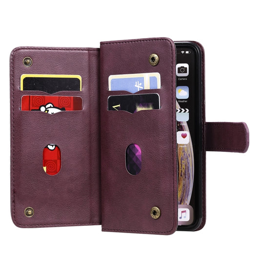 Built-in photo frame feature in magnetic leather iPhone case with card holder functionality