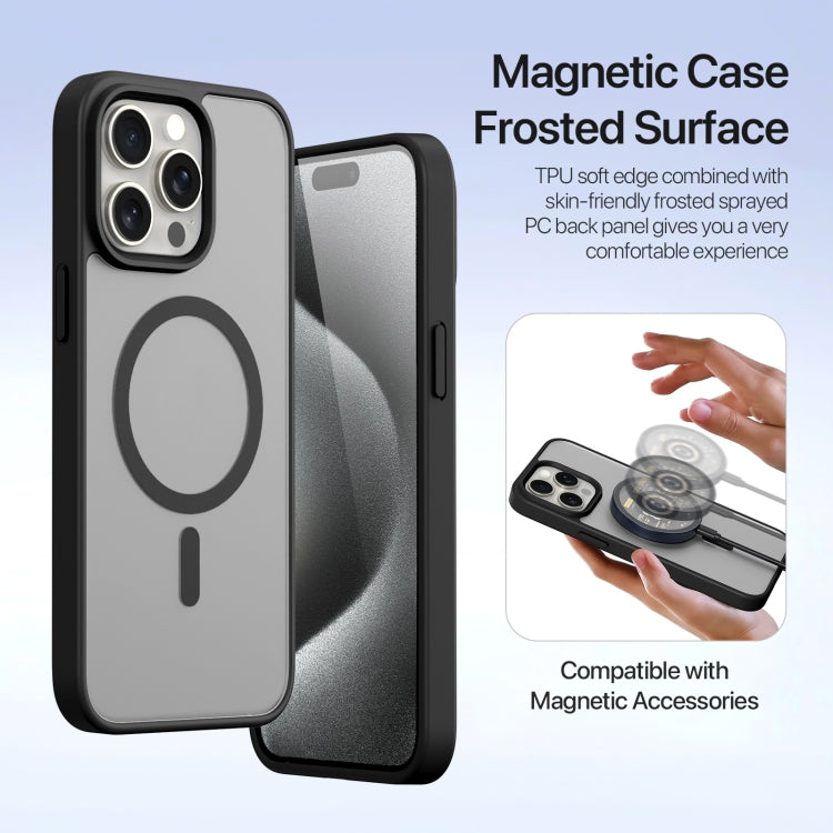 DUX DUCIS Lawa Series 2 in 1 Wallet Zipper Detachable MagSafe Phone Case with Lanyard, For iPhone 15 Pro Max